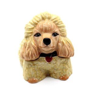 Vintage 2001 Kevin Francis Face Pot Sunshine The Poodle Trinket Box Signed